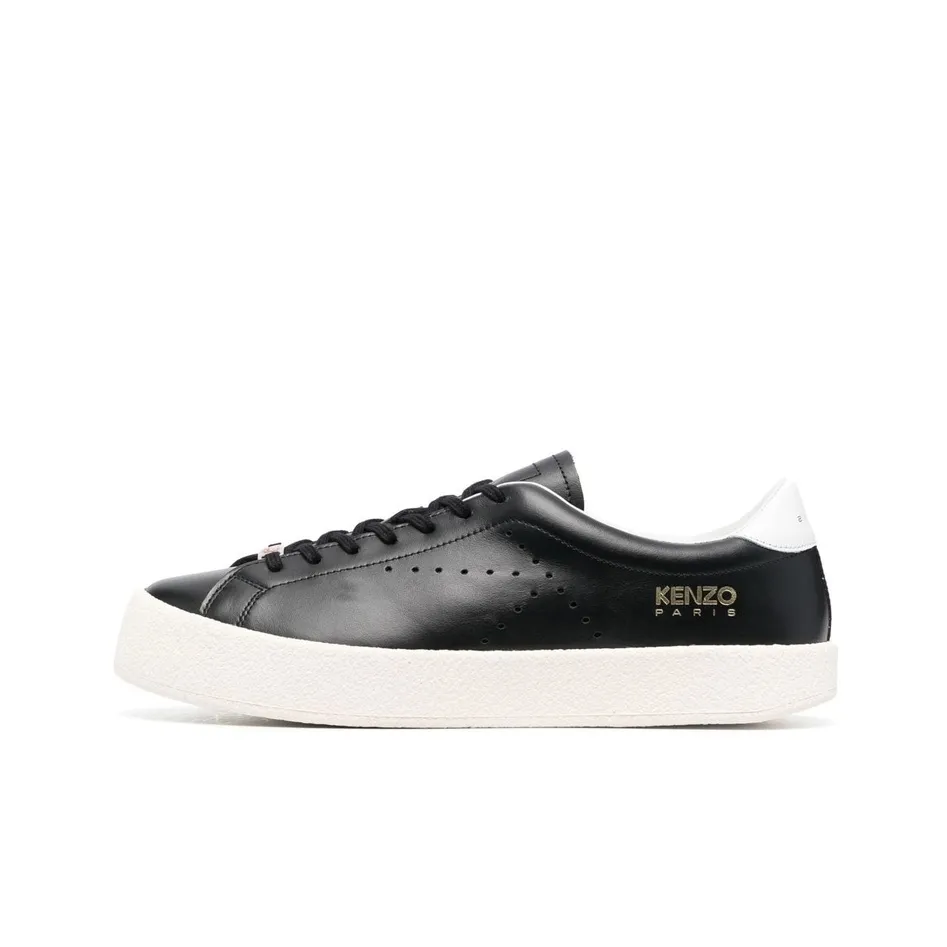 KENZOswing Lace-up Leather Sneakers