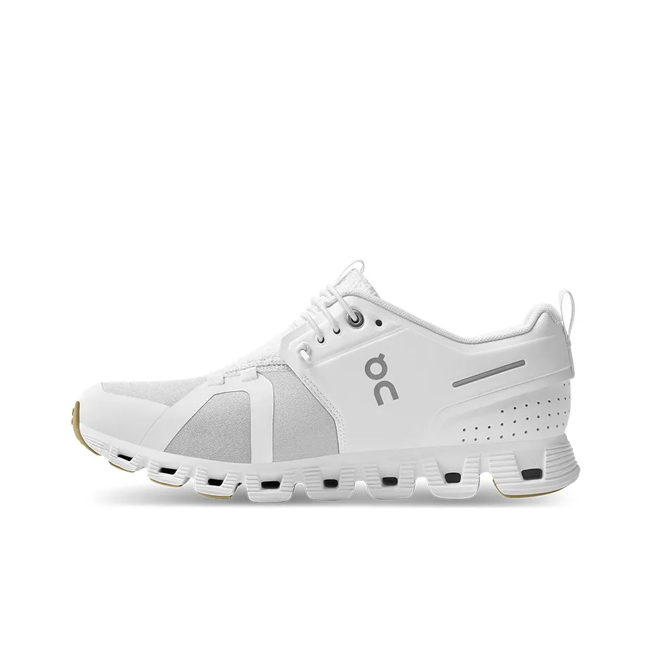 On Cloud 5 Terry Cushioned Slip Resistant Breathable Lightweight Low Top Casual Shoes Women's White