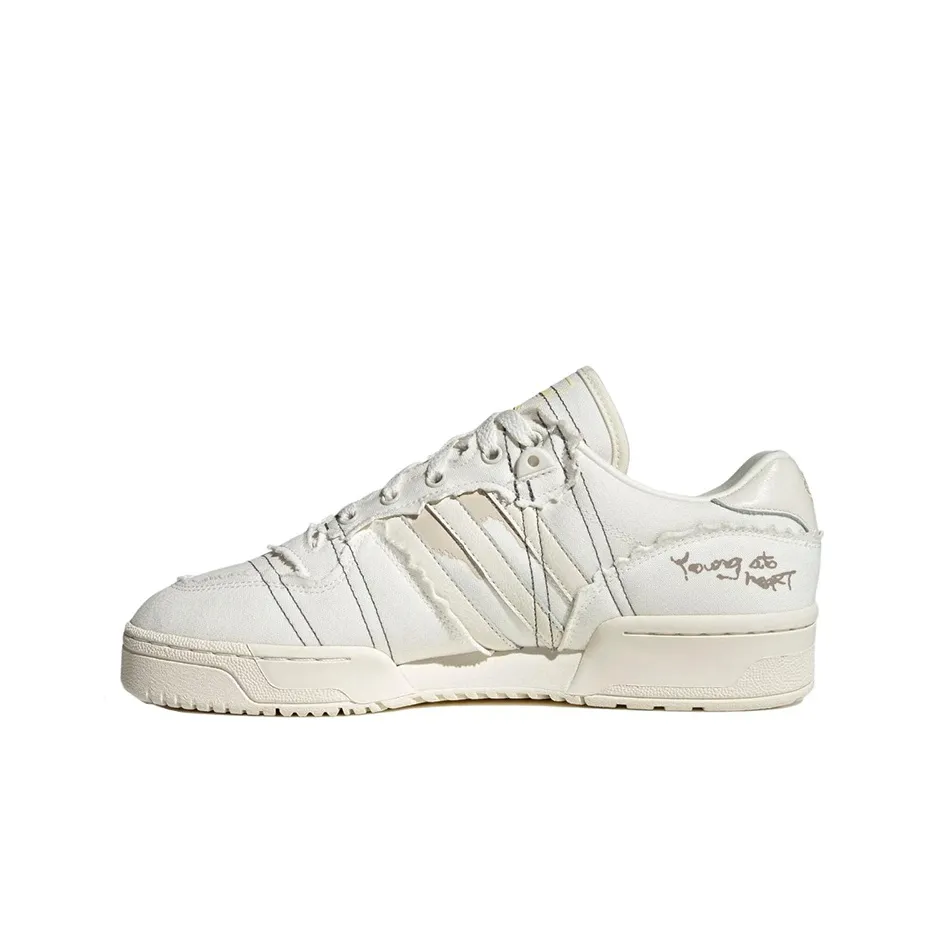 Adidas Originals Rivalry Low Топ Скейтборд Кроссовки Мужские Серый Белый Черный