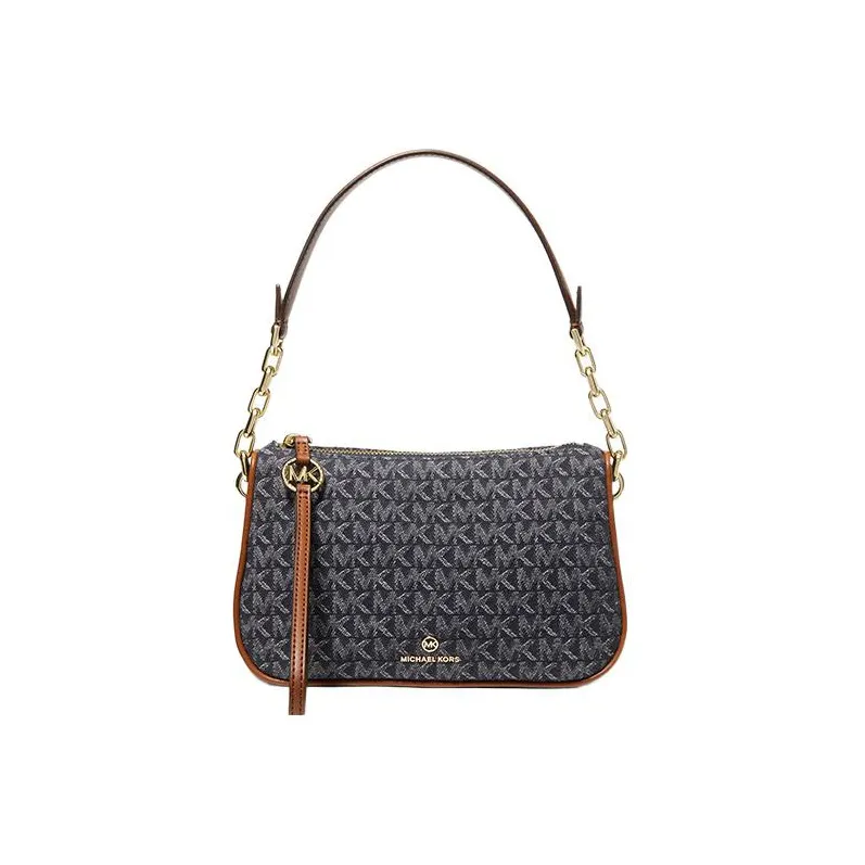 MICHAEL KORS Jet Set Charm Fabric MK Shoulder Bag, Crossbody Bag Tubas Women's Dark Denim Blue