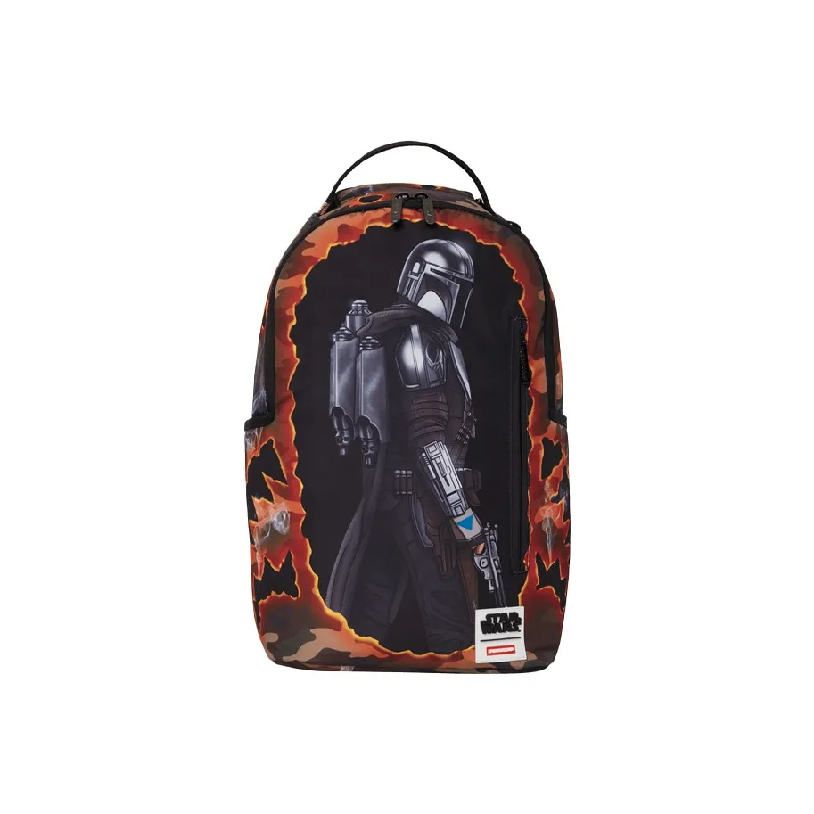 SPRAYGROUND Star Wars Collaboration PVC Backpack Large Floral Unisex Army Green