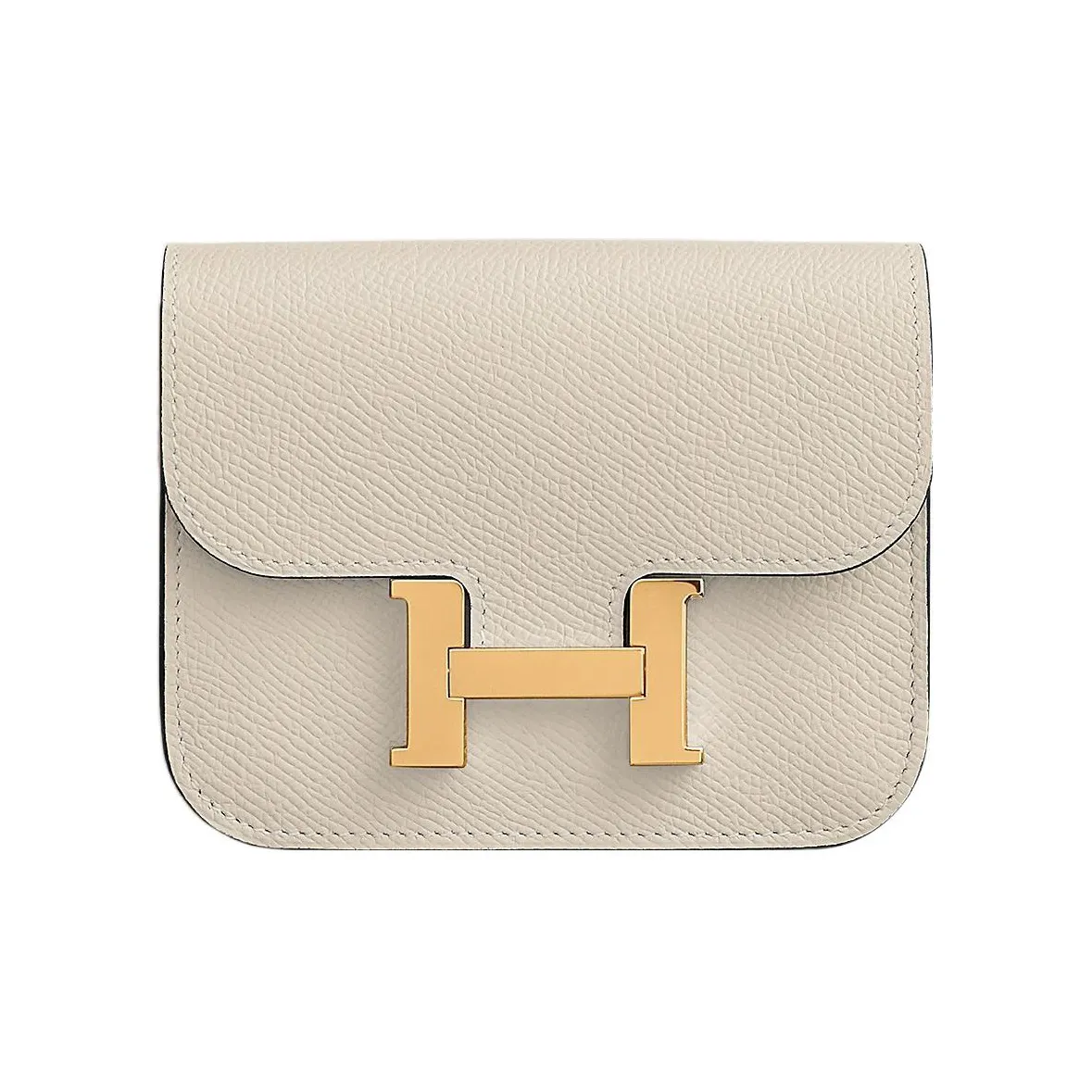 HERMES Constance Slim Epsom Calfskin Card Holder, Wallet Fanny Pack Regular Women's