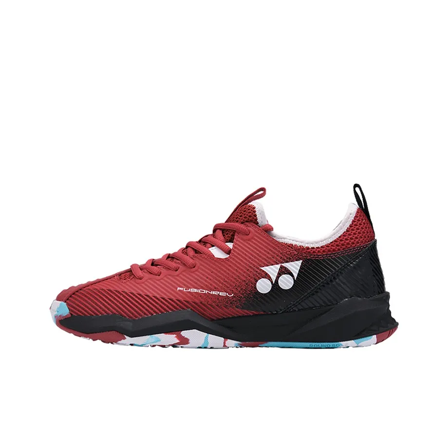 YONEX Tennis Shoes Unisex Low-Top Black/Red