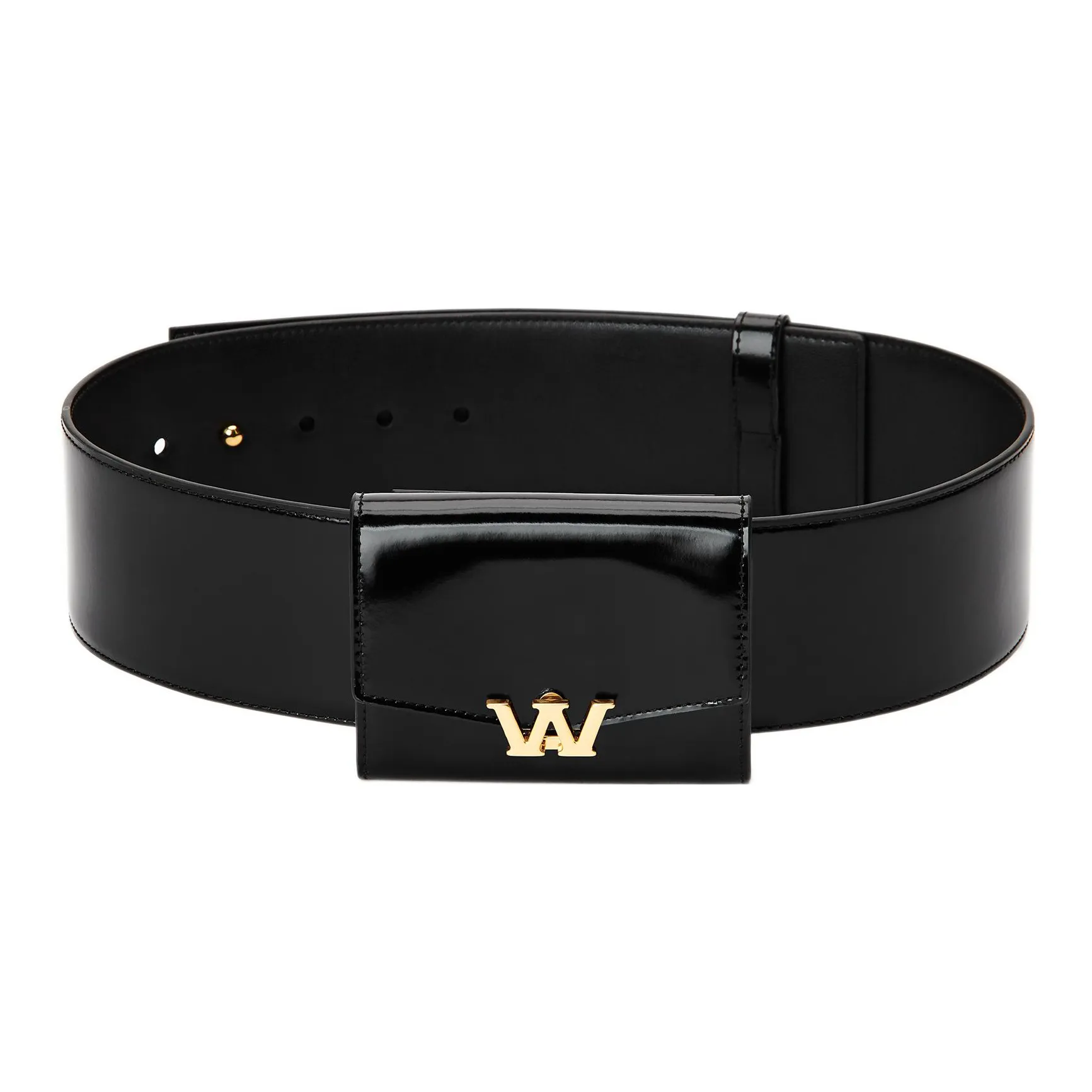 Alexander Wang Cow Leather Belt Fanny Pack Women's Black