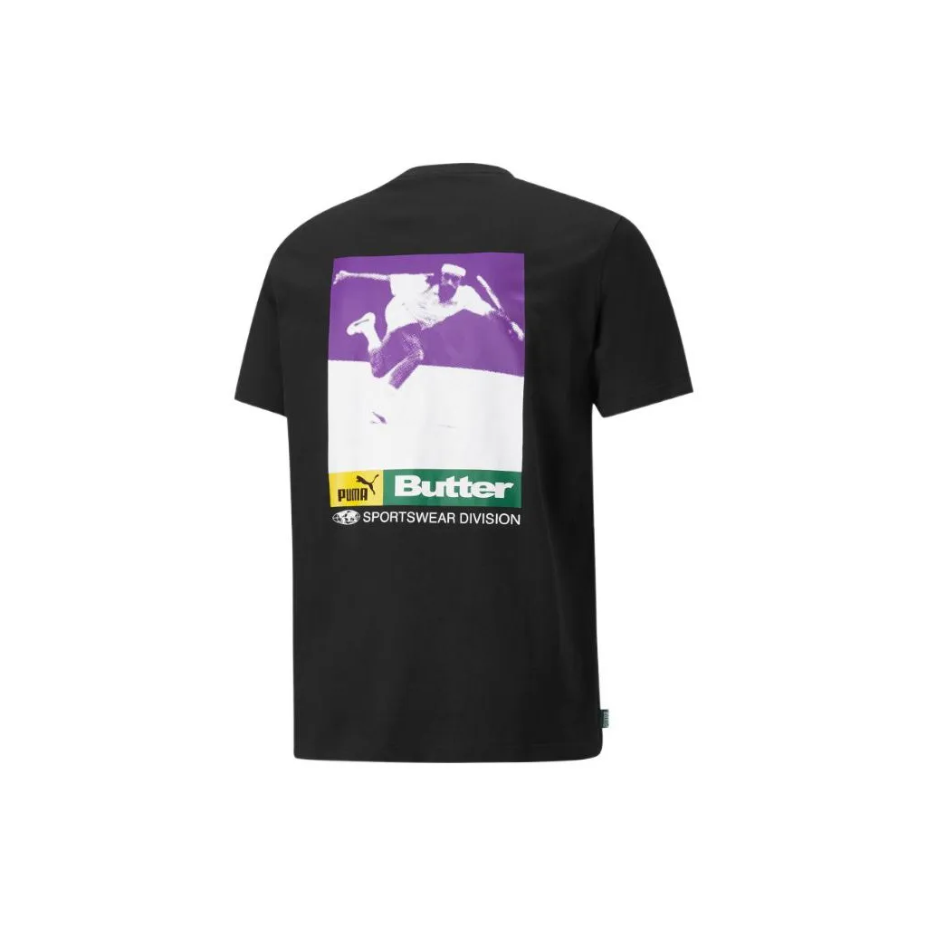 PUMA Butter Goods Collaboration Model T Рубашка Мужская Черная