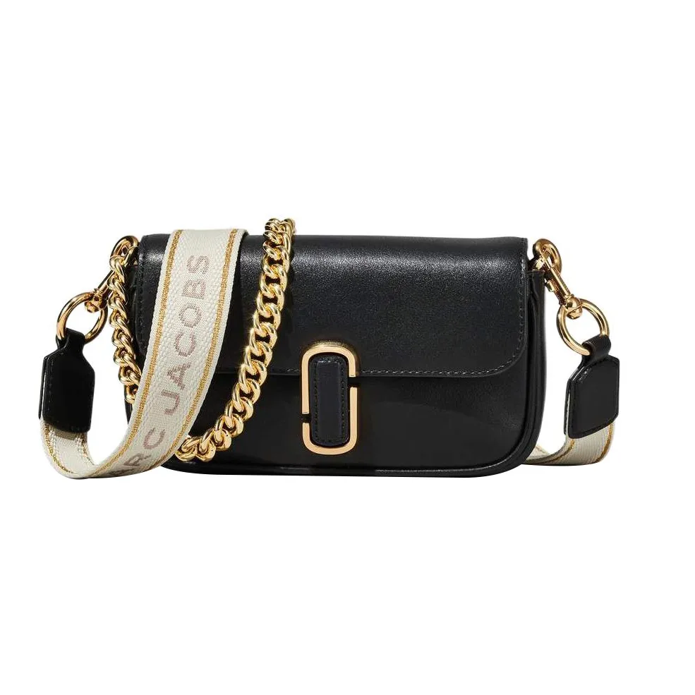 MARC JACOBS Smooth Leather Crossbody Bag Shoulder Bag Mini Women's Black