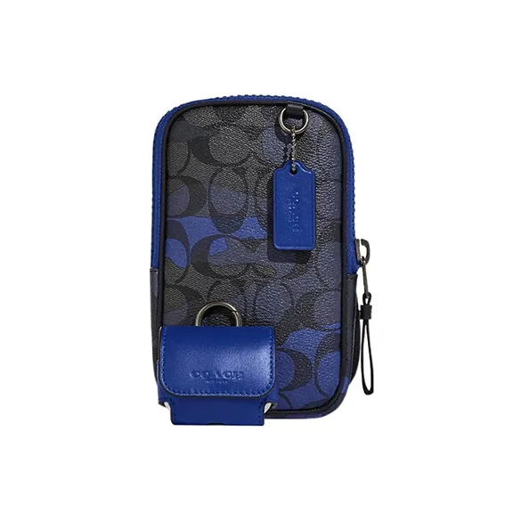 COACH Cellphone Pouches Charcoal