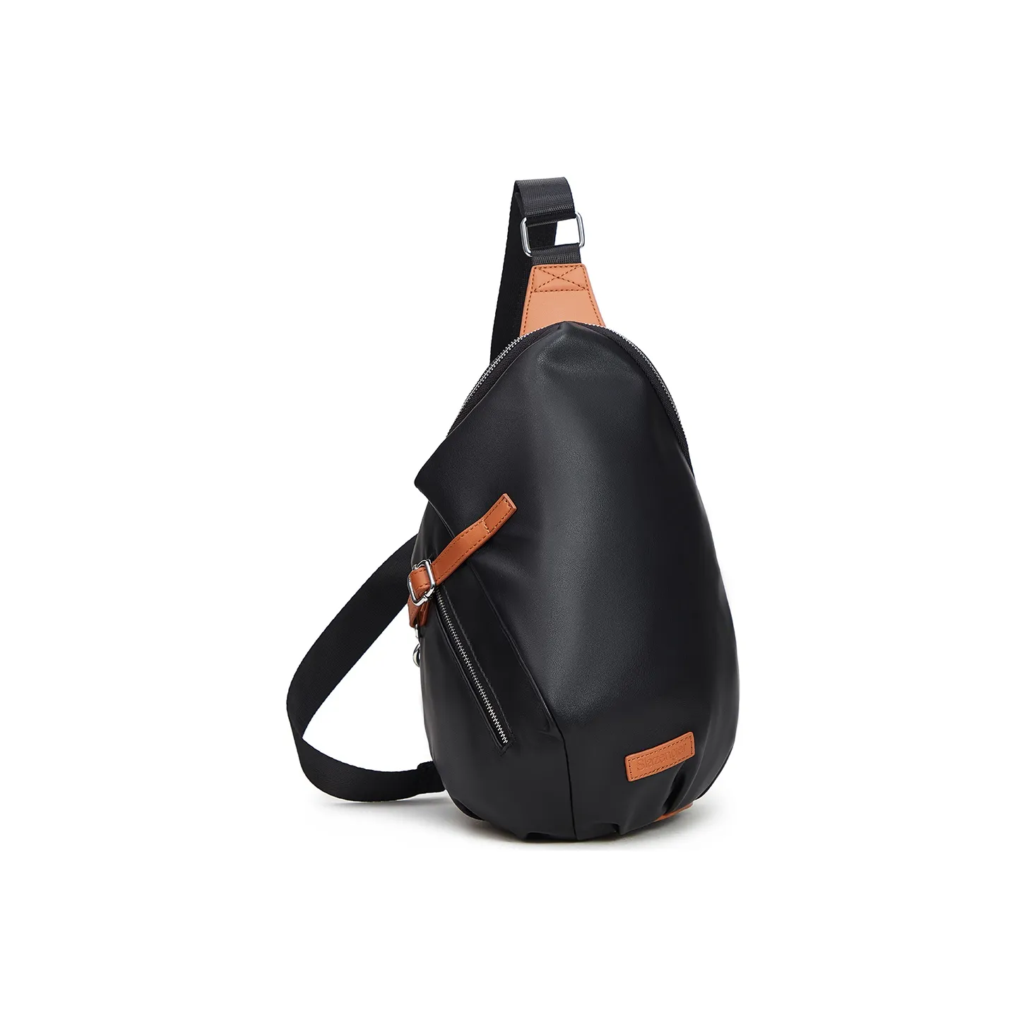 Slazenger PVC Saddle Сумка Сумка через плечо Сумка через плечо Сумка через плечо Сумка через плечо Обычная унисекс Черный Коричневый цветовая схема