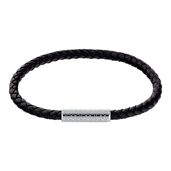CALVIN KLEIN Браслет из телячьей кожи мужской