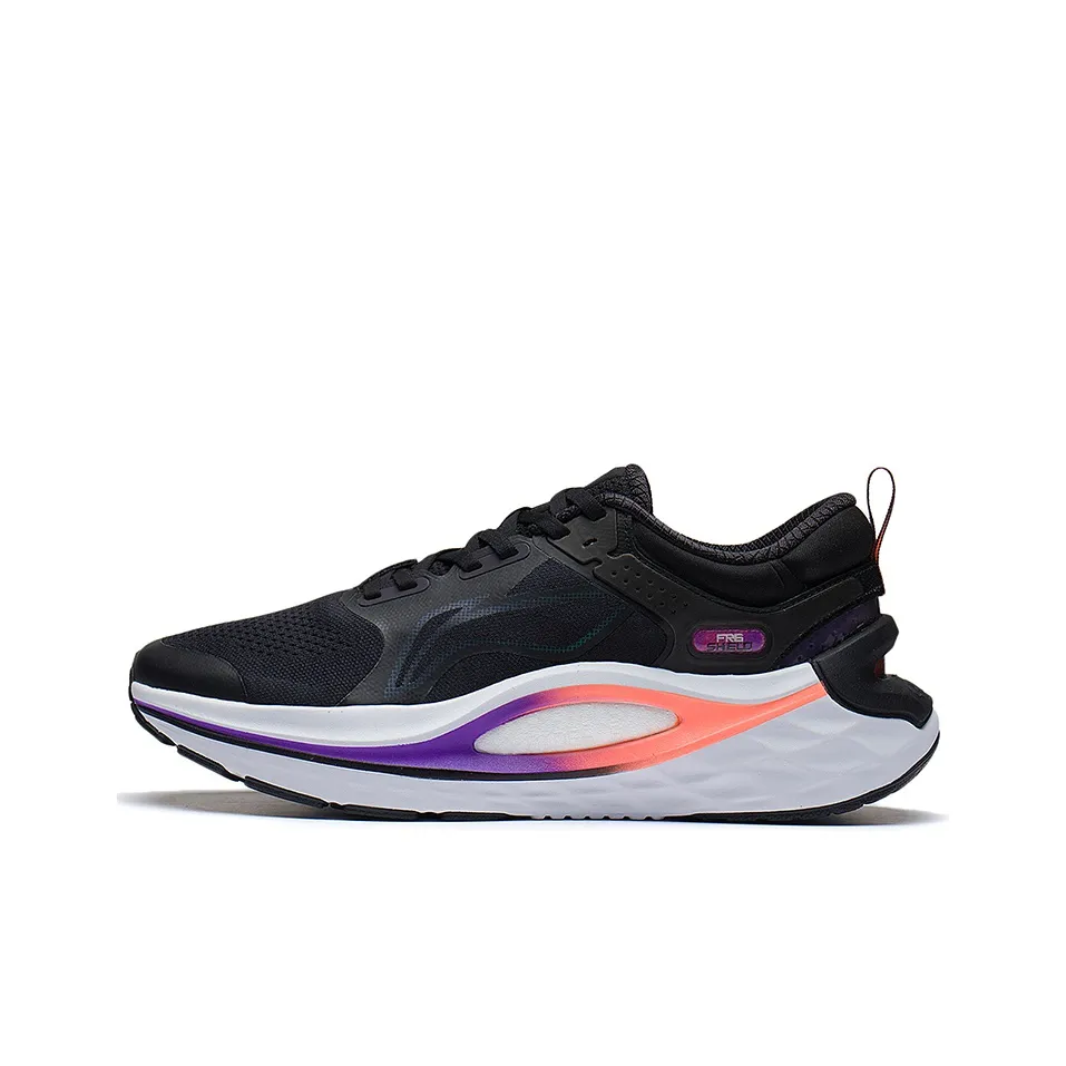 LiNing Furious Rider 6.0 Slip Resistant, Breathable, Supportive, And Resilient Low Top Running Shoes Men's Black