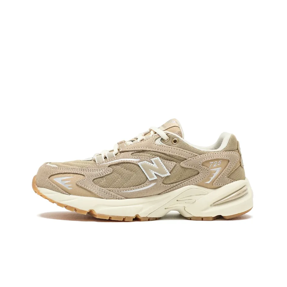 New Balance NB 725 Low Топ Повседневные Беговые Кроссовки Унисекс Бежевые