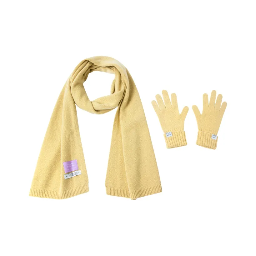 Fancet Studios Scarf Glove Two Piece Set Women's