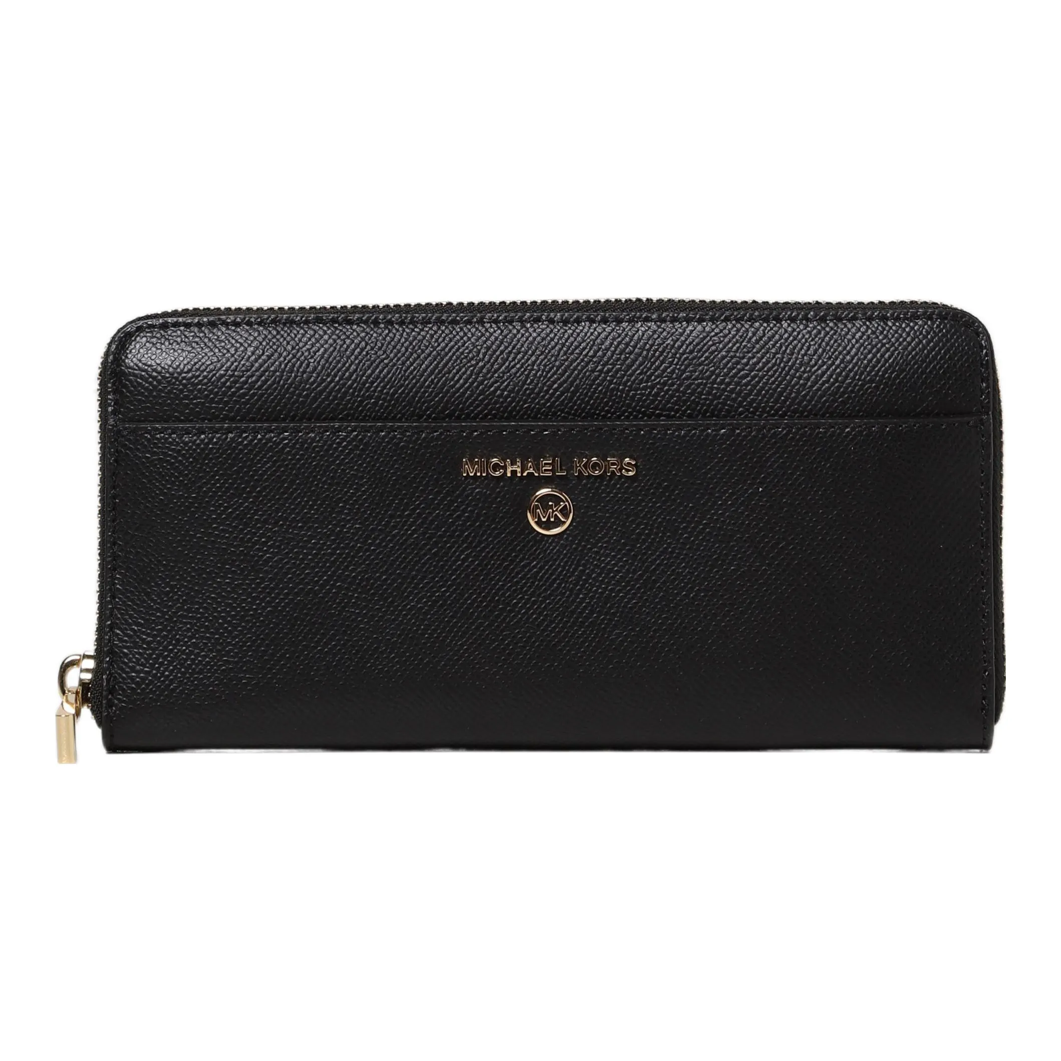 MICHAEL KORS Jet Set Charm Cow Leather Wallet Women's Black