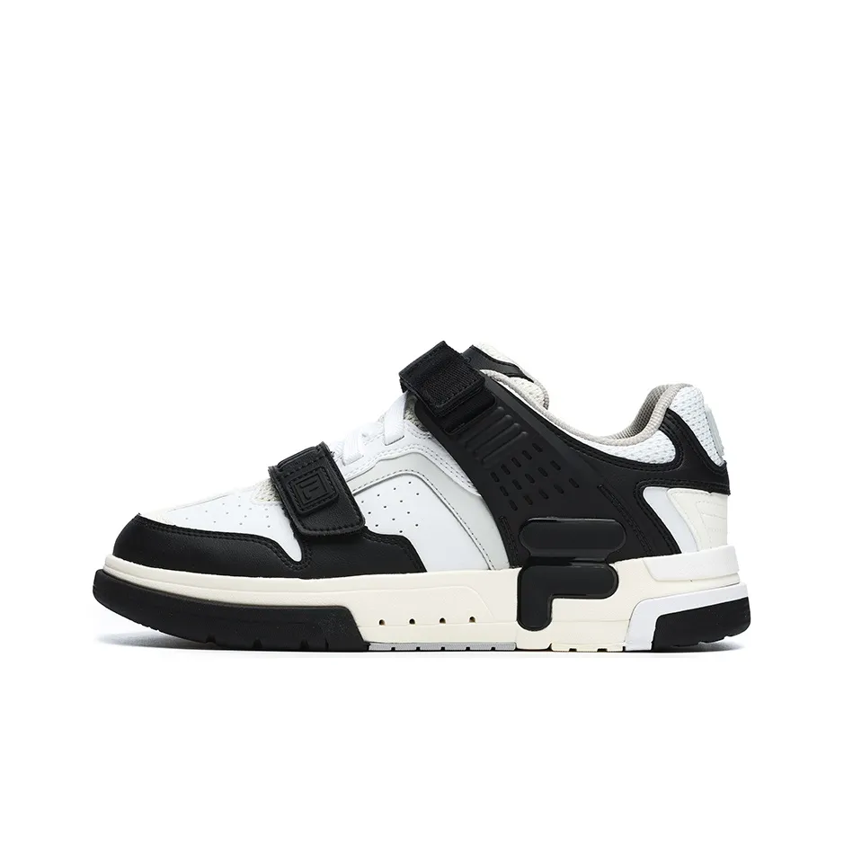 FILA DOPPIO Low Top Skateboard Shoes Men's Snow Black