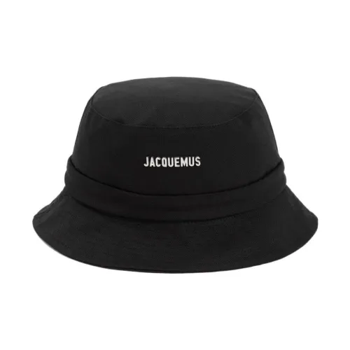 Jacquemus Cotton Bucket Hats Черный Мужской
