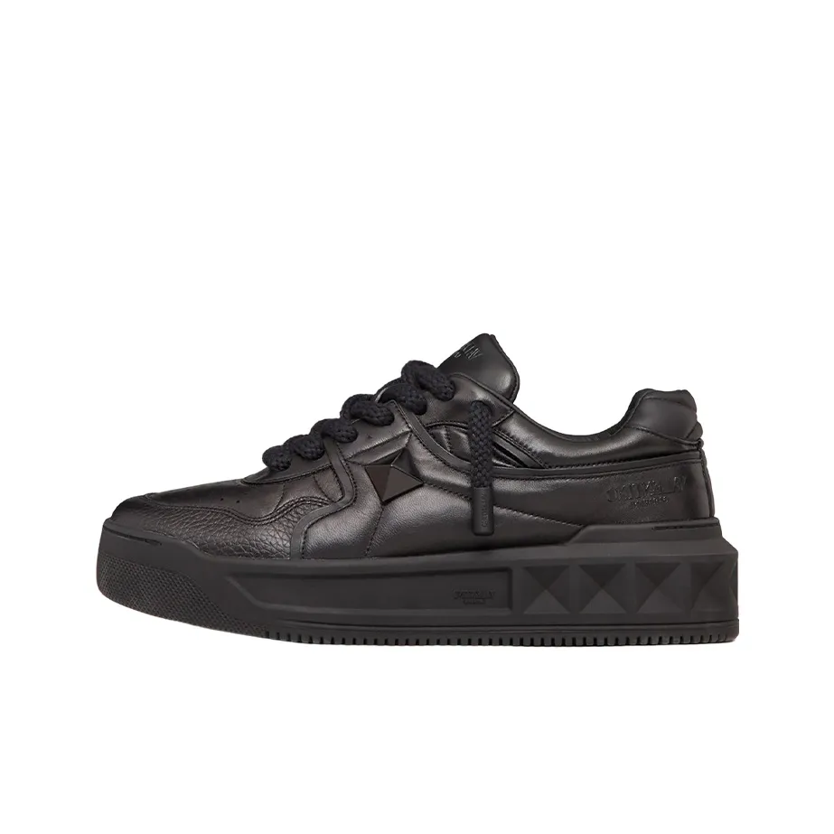 Valentino Garavani One Stud Lace-Up Sneakers