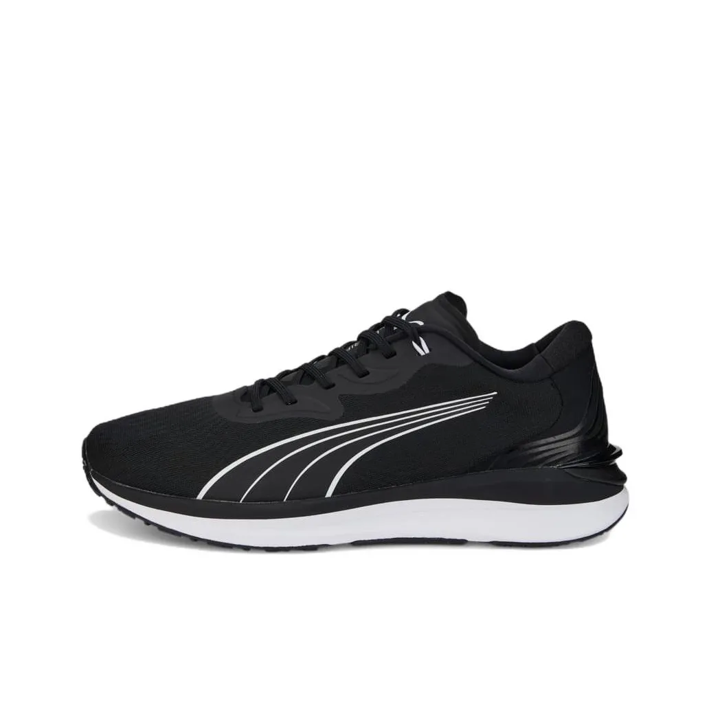PUMA Electrify Nitro 2 Slip-Resistant Abrasion-Resistant Low-Top Беговые кроссовки Мужские Черно-Белые