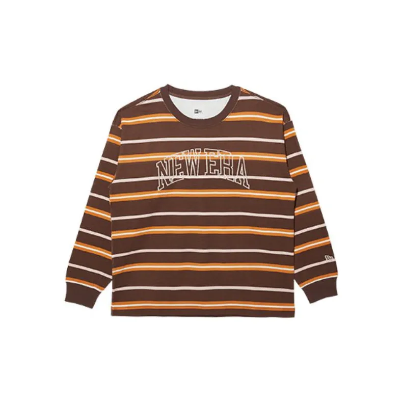 New Era FW22 Длинный рукав Т-рубашка Унисекс Красный