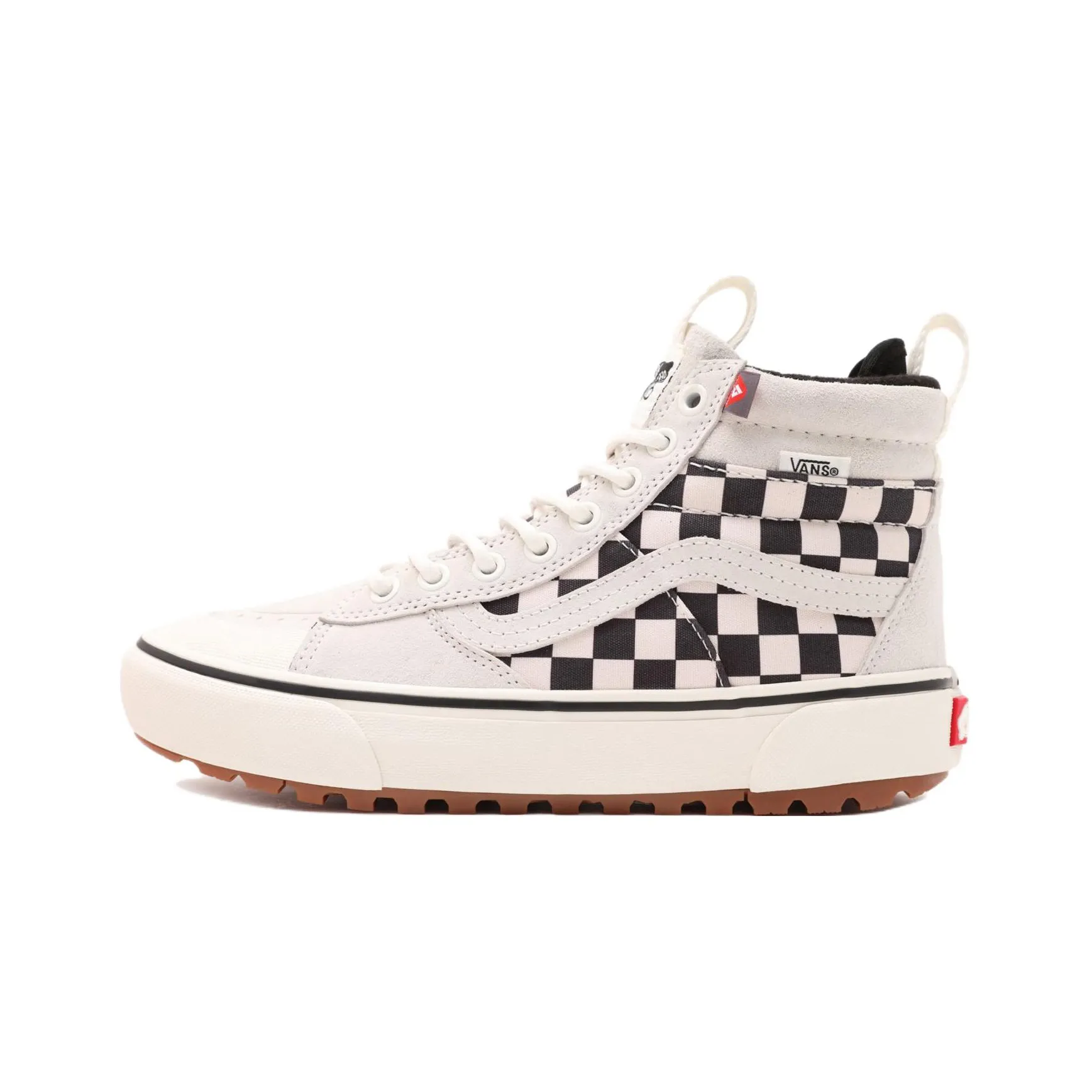 Vans SK8 Износостойкий и Легкий Высокий Топ Скейтборд Кроссовки Унисекс Черный Белый