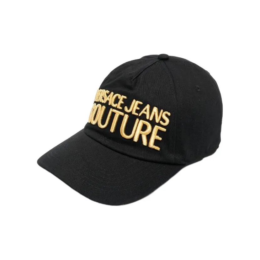 VERSACE JEANS COUTURE Metallic logo Baseball Cap