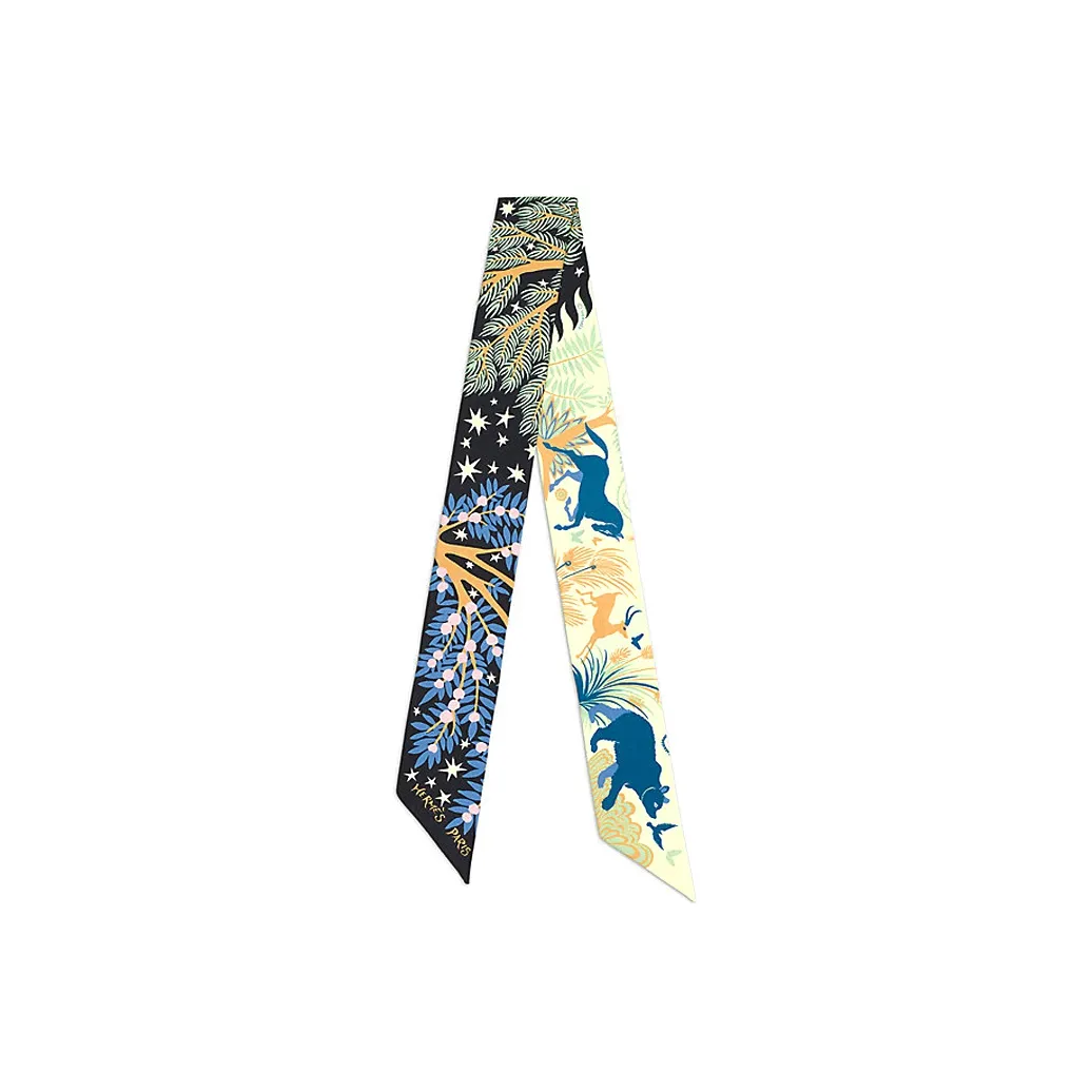 HERMES Twilly Silk Scarves Women's