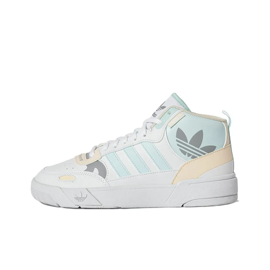 Adidas Post Up Shoes 'Cloud White Light Blue Grey' Women's