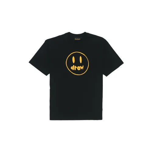 Drew House Smiley Collection Черная Унисекс Футболка