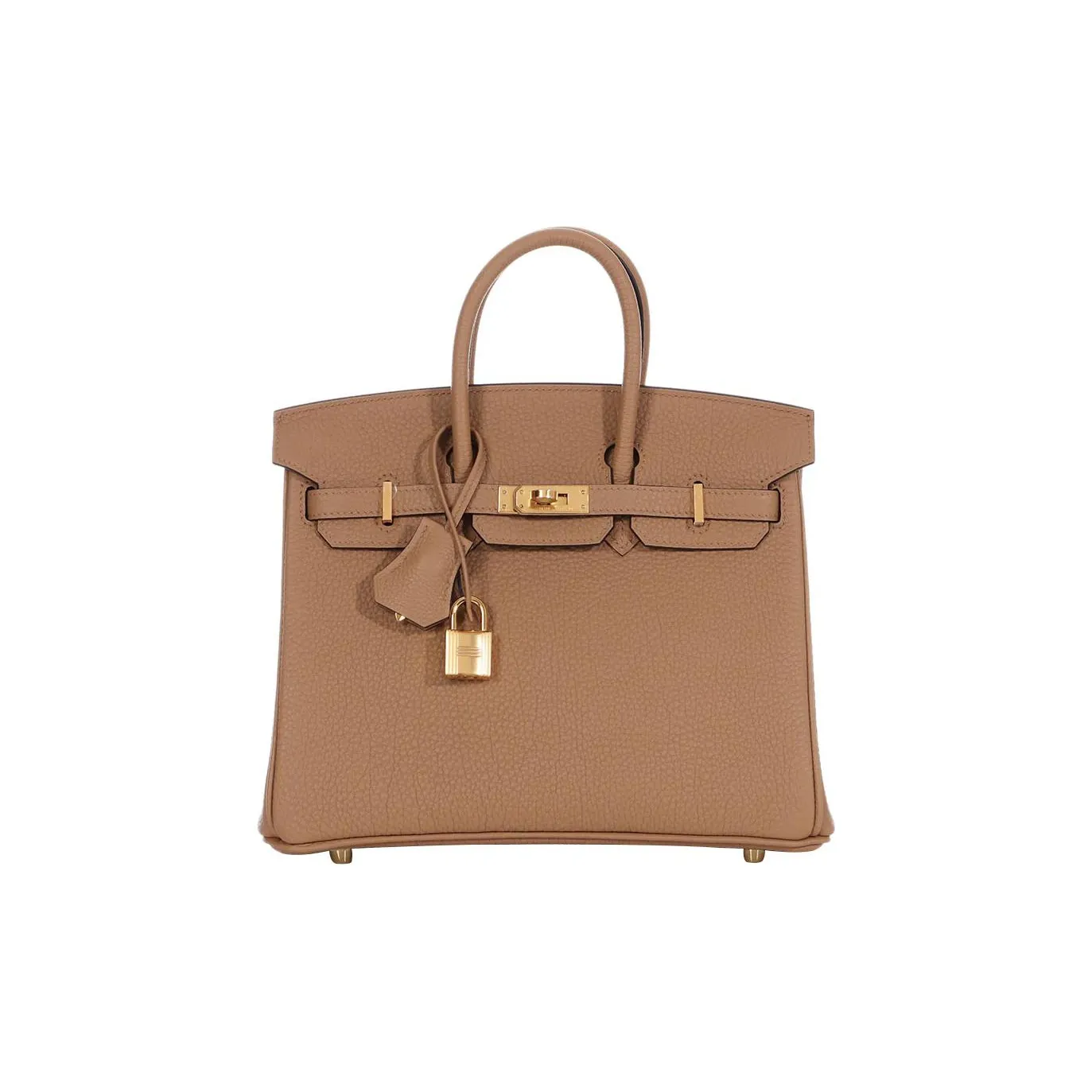 HERMES Birkin Togo Calfskin Birkin Bag Handbag Women's 0M Milk Tea