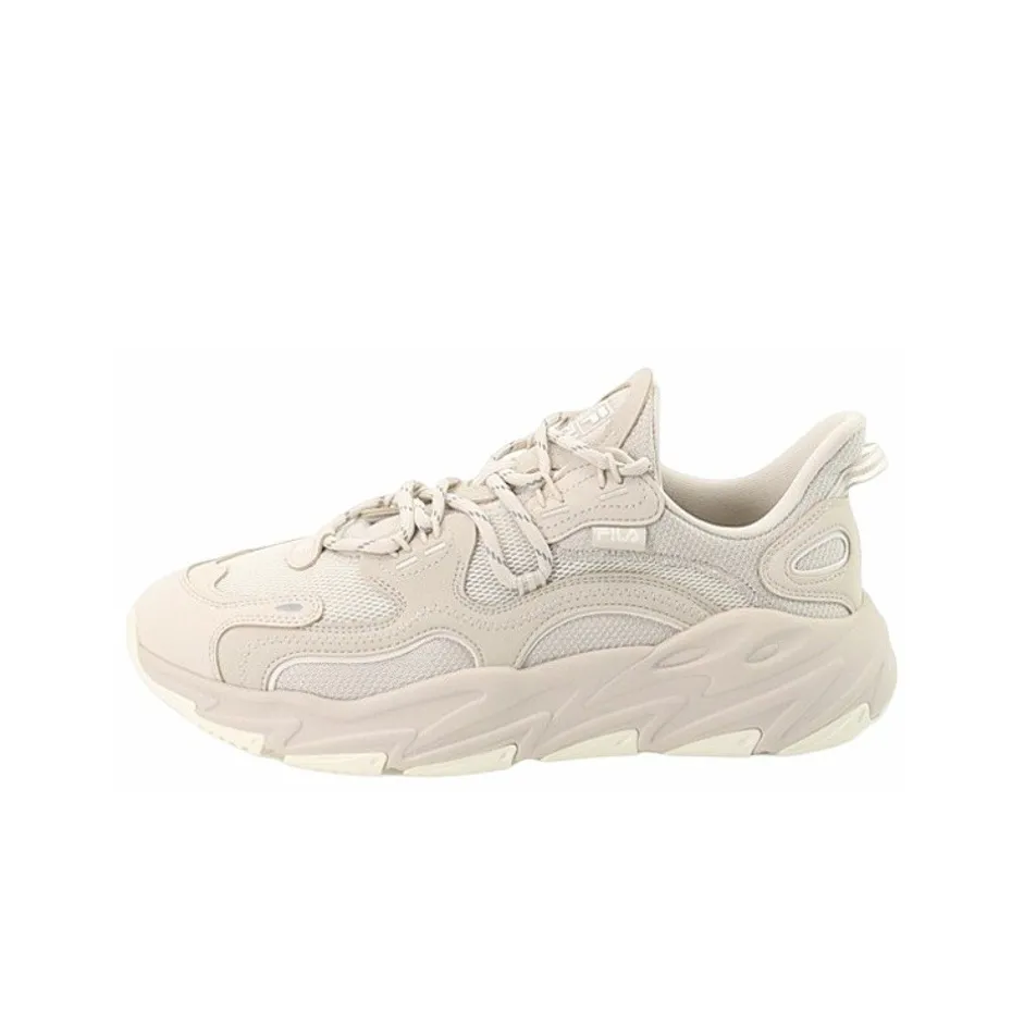 FILA Волна Амортизация Устойчивый к истиранию Дышащий Поддержка Легкий Низкий Топ Повседневная обувь Мужская Овсяный