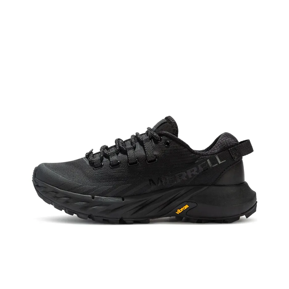 MERRELL Agility Peak 4 Abrasion Resistant Breathable Low Top Trail Running Shoes Women's Black