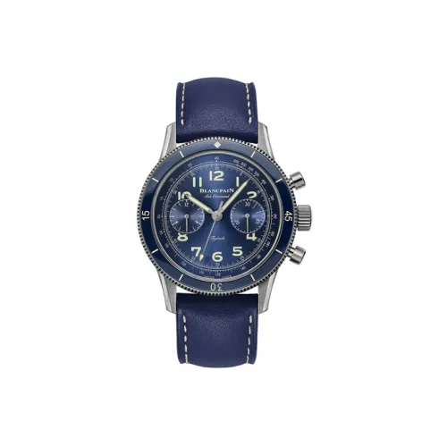 BLANCPAIN Автоматический Механический Movement Мужские AIR COMMAND Часы 42,5 мм Синий
