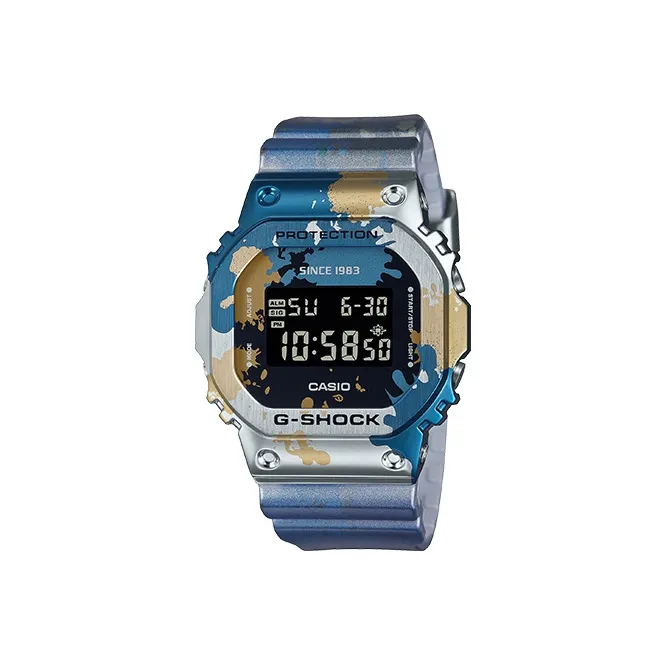 CASIO G SHOCK Collection Кварцевый механизм Смольный ремешок Часы Мужские Черный циферблат