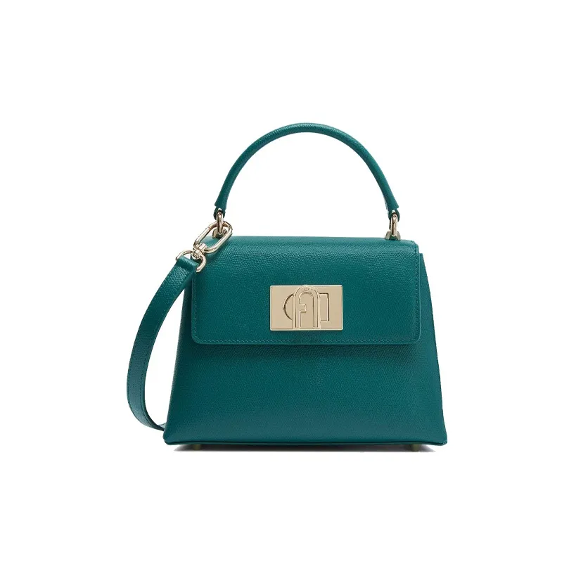 Furla 1927 Collection Кожа Сумка через плечо Сумка Мини Женская Зеленая