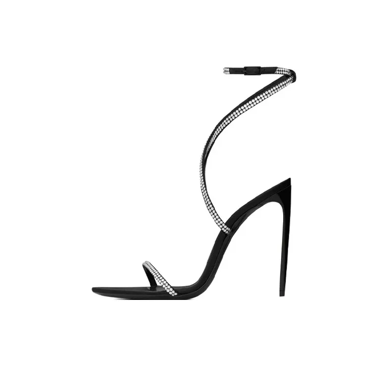 SAINT LAURENT Georgia Open Toe Sandals Women's