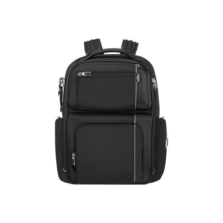 TUMI Arrivé Leather Detail Laptop Backpack Men's Black