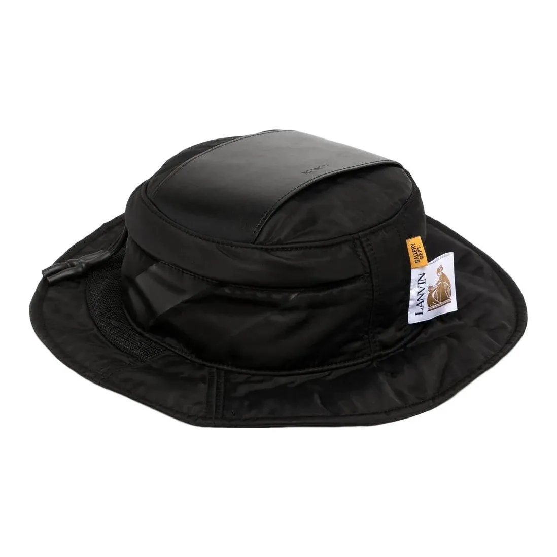 Lanvin Polyester Bucket Hats Men's Black