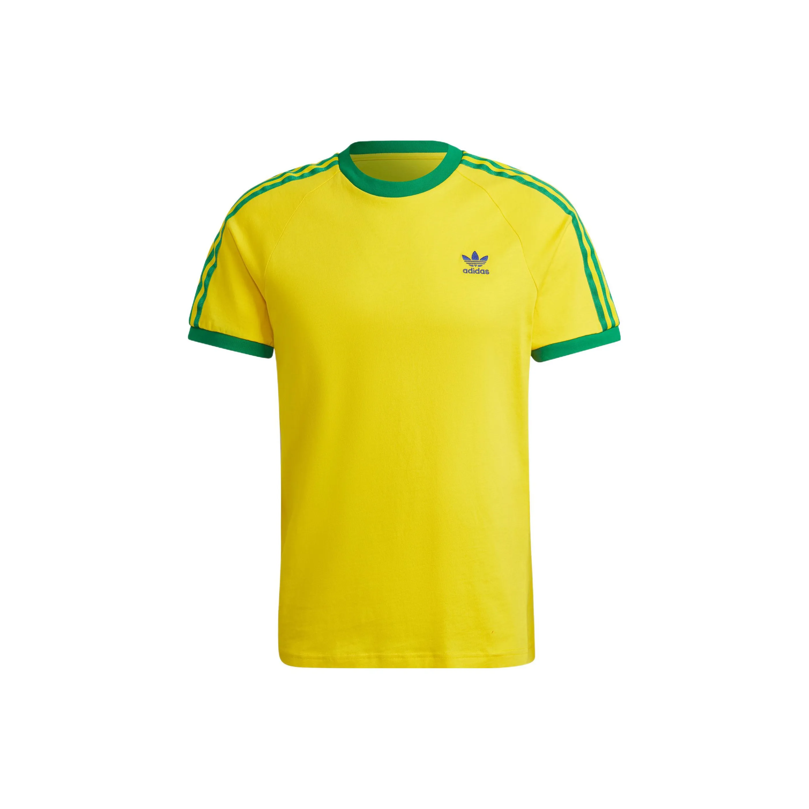 adidas originals 3-Stripes Tee Yellow