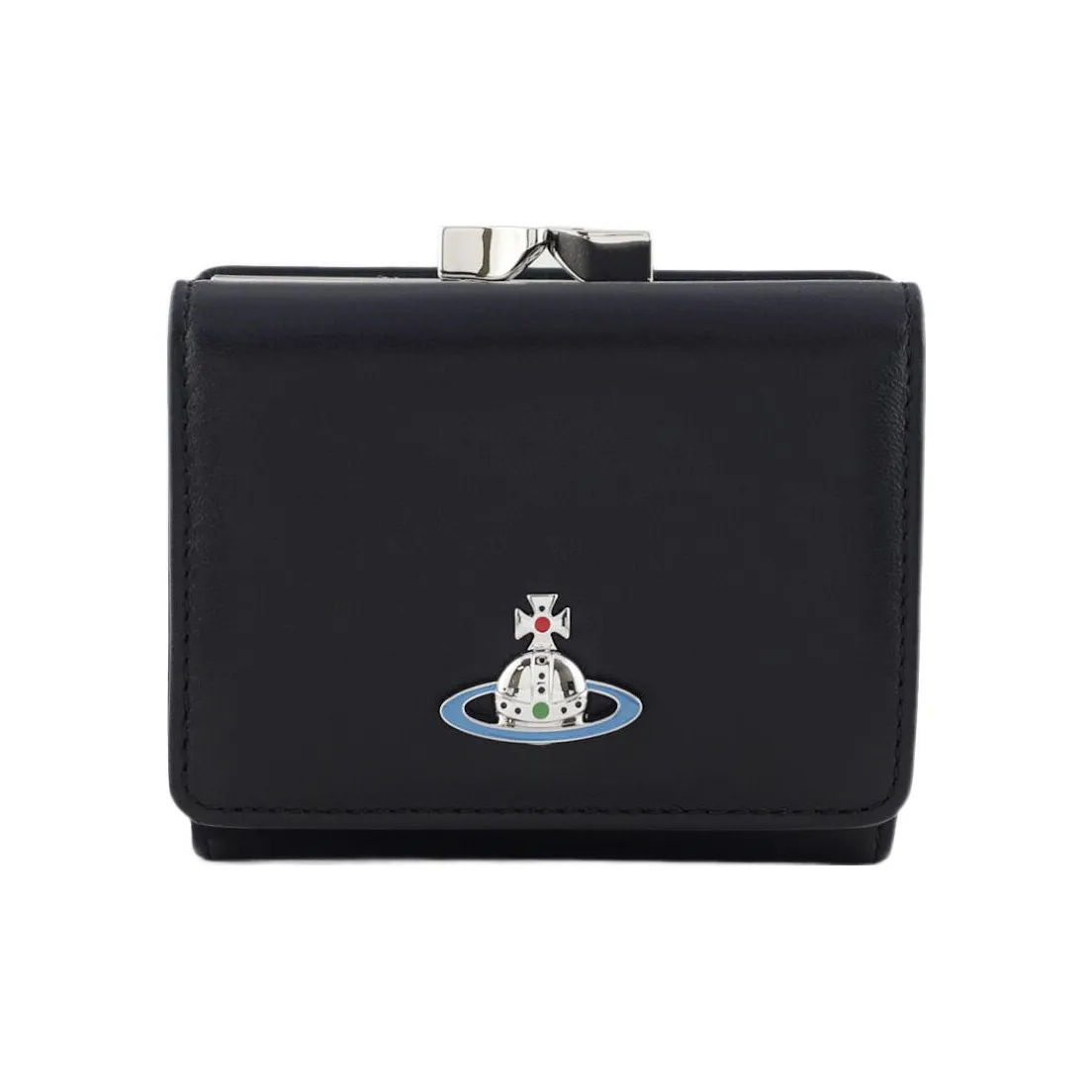 Vivienne Westwood Lambskin Wallet Regular Women's Black