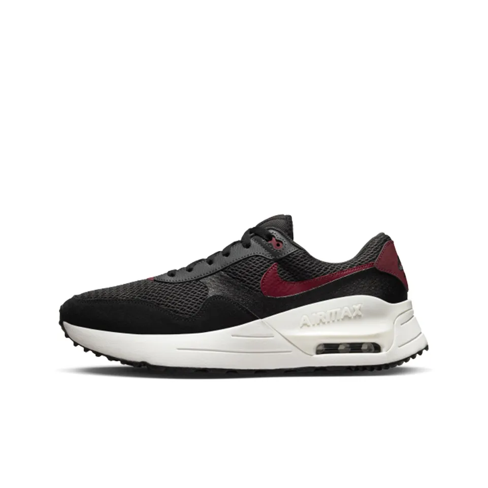Nike Air Ma SYSTM Low Топ Спортивная Повседневная Обувь Черный Красный