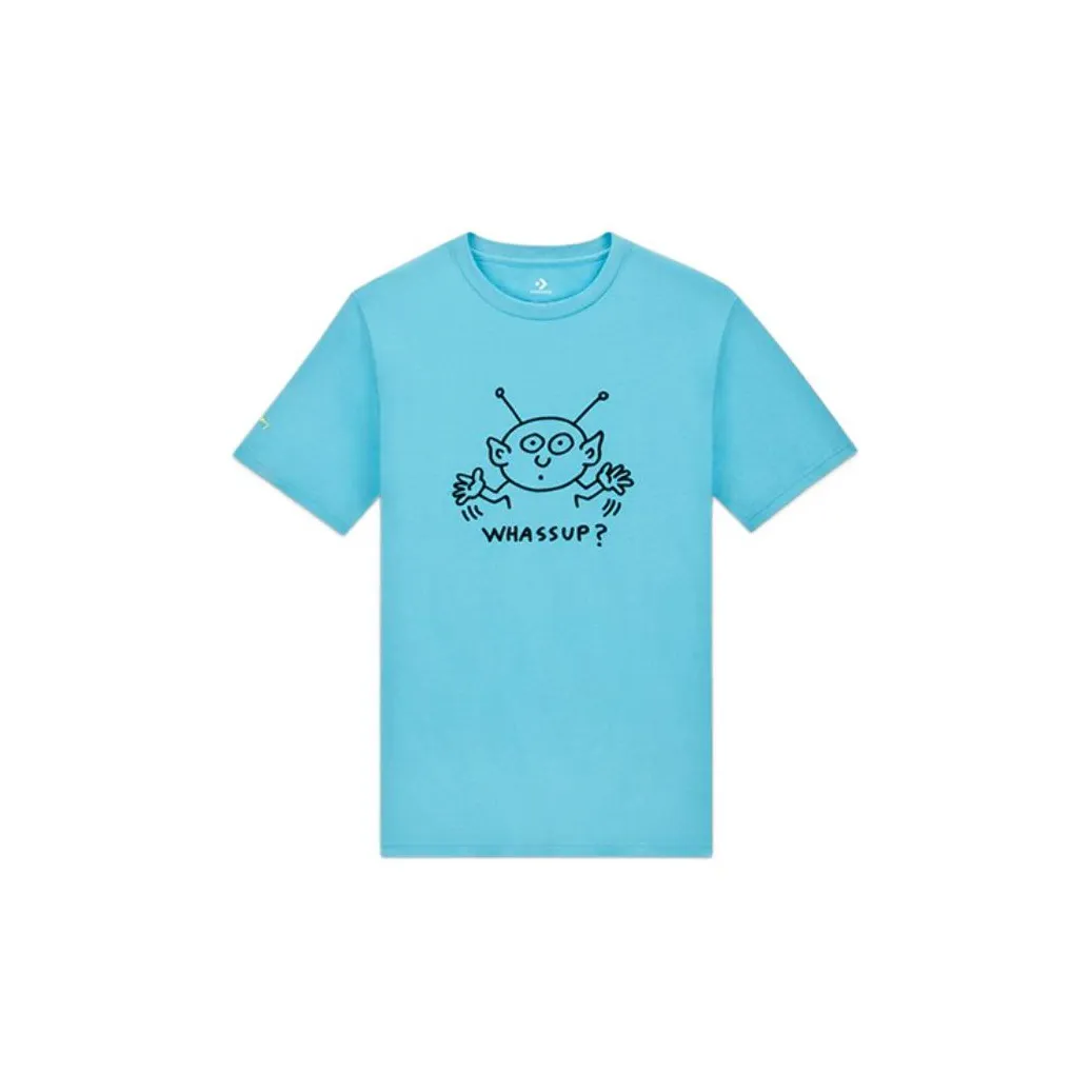 Converse Converse X Keith Haring Collection T Shirt Unisex Blue