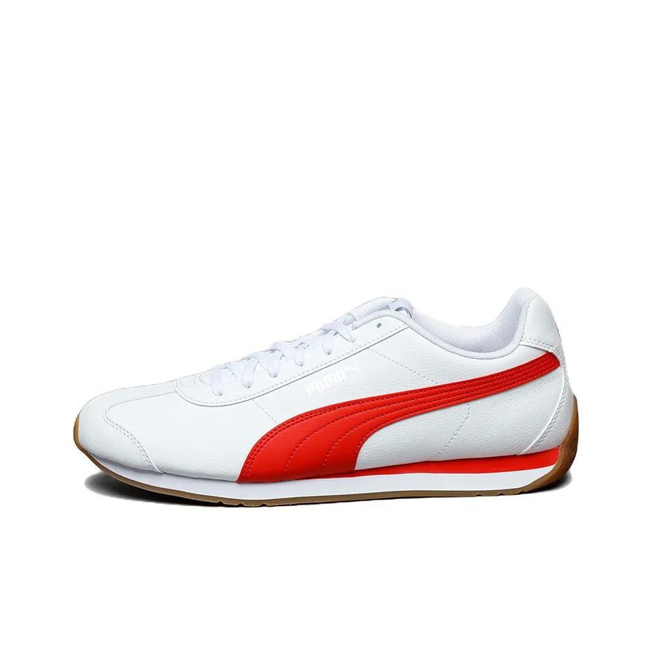 PUMA Turin 3 Low Топ Повседневная обувь Мужская Белый Красный