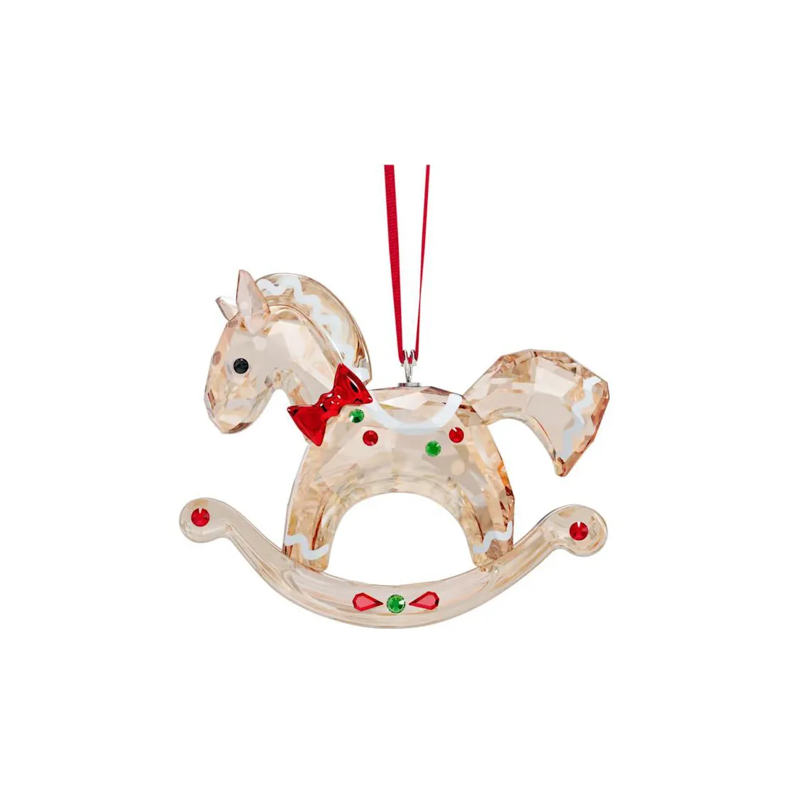 Swarovski Gingerbread Rocking Horse Ornament