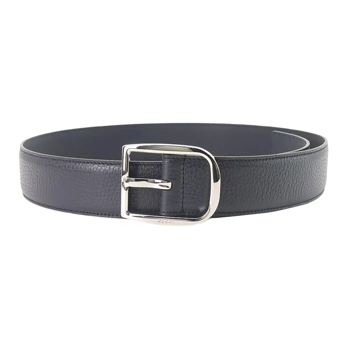 GUCCI Кожаные ремни Мужской Темно-синий Ширина 4CM