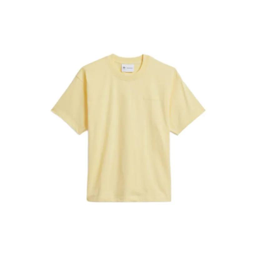 Adidas Originals T Shirts Unisex Yellow