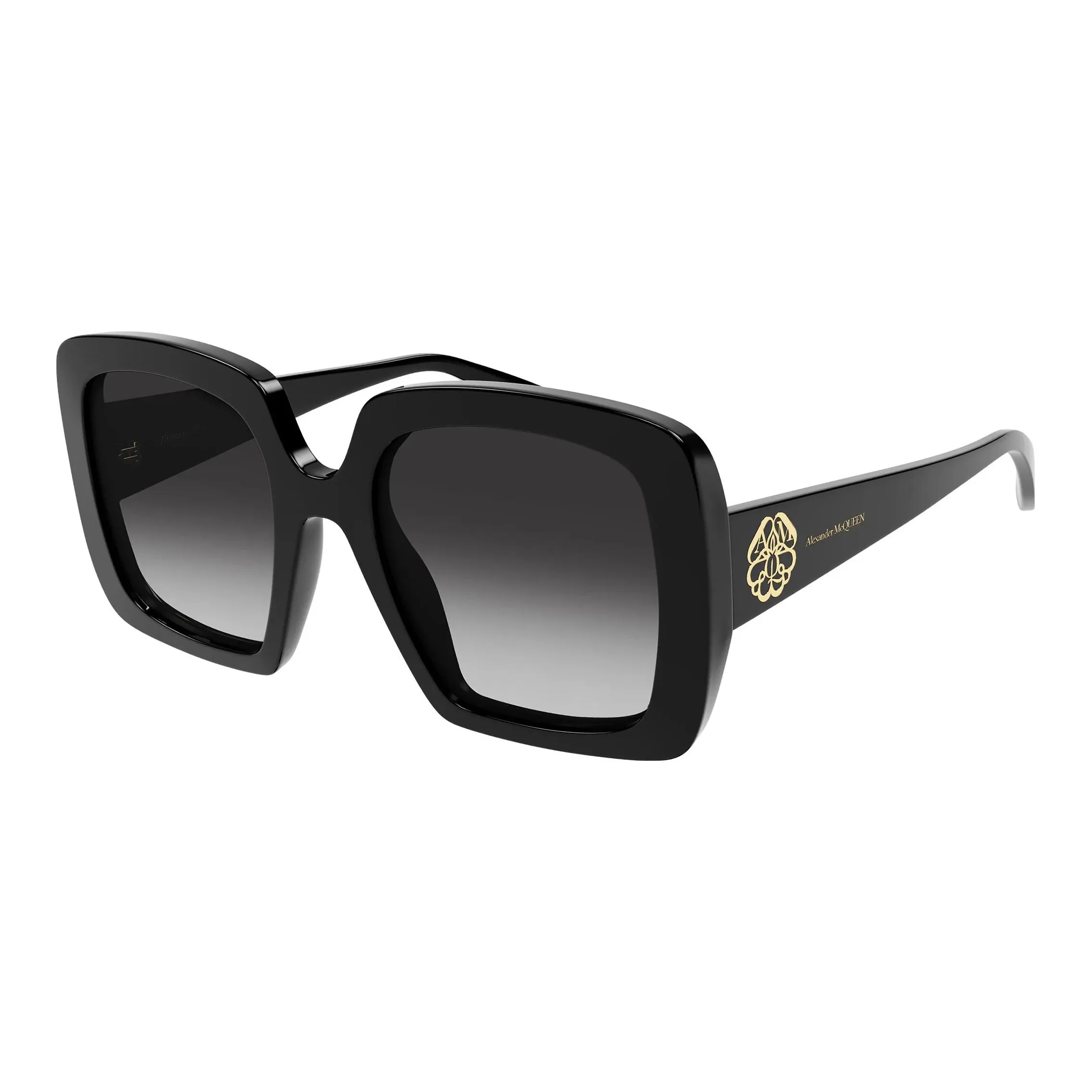 Alexander McQueen Eyewear Logo print Rectangle Sunglasses
