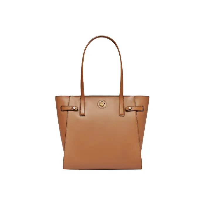 MICHAEL KORS CARMEN Кожа Тоут Сумка Сумка для покупок Сумка Сумка через плечо Женская Кожа Коричневый