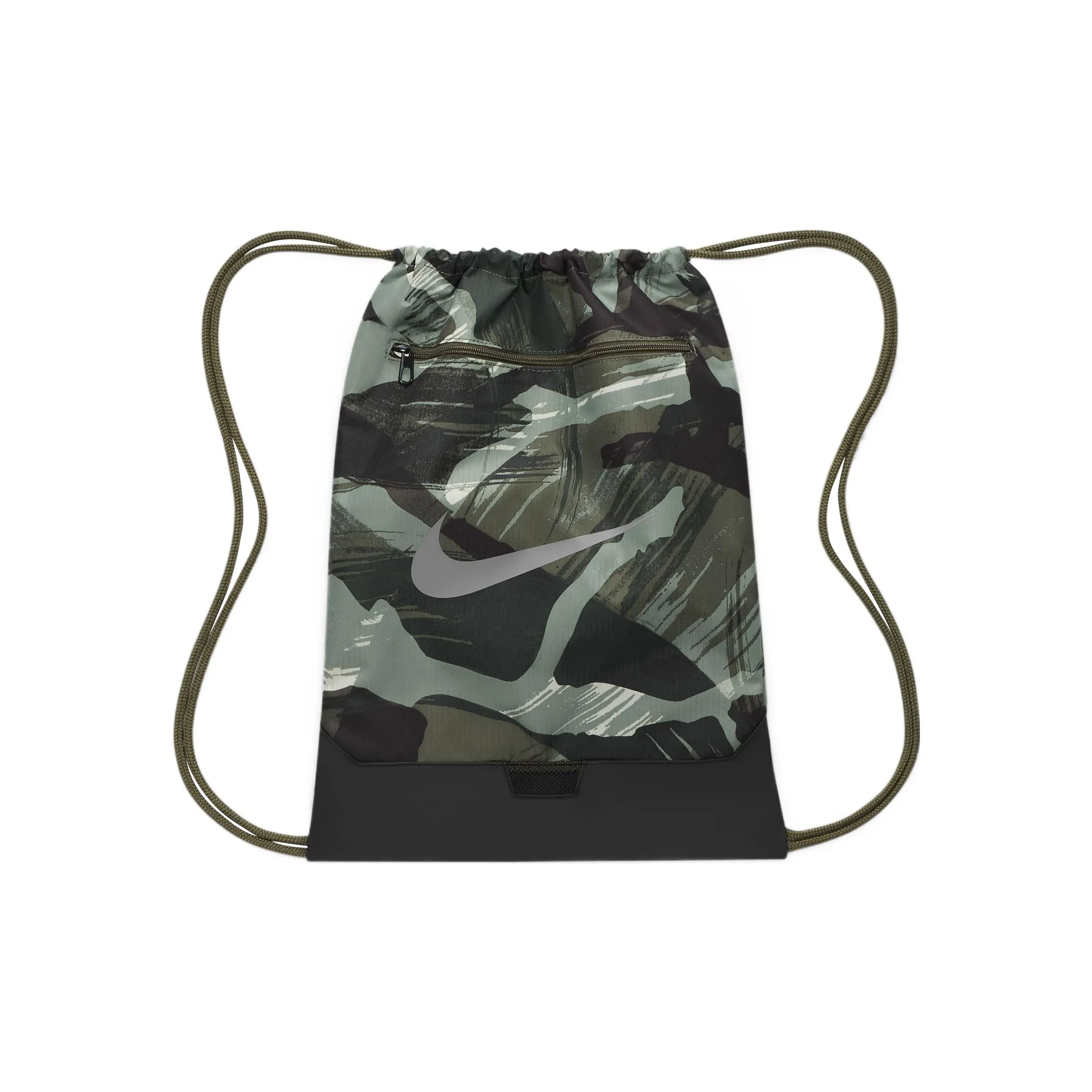 Nike Fabric Backpack Gym Bag Large Size Unisex Army Green
