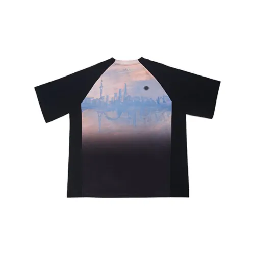 TEAM WANG Черная унисекс футболка