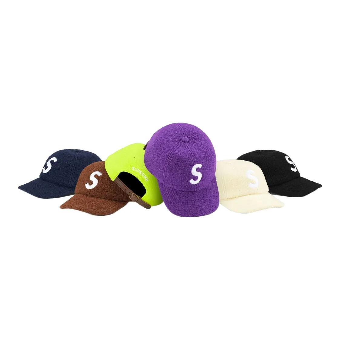 Supreme Boiled Wool S Logo 6 Panel