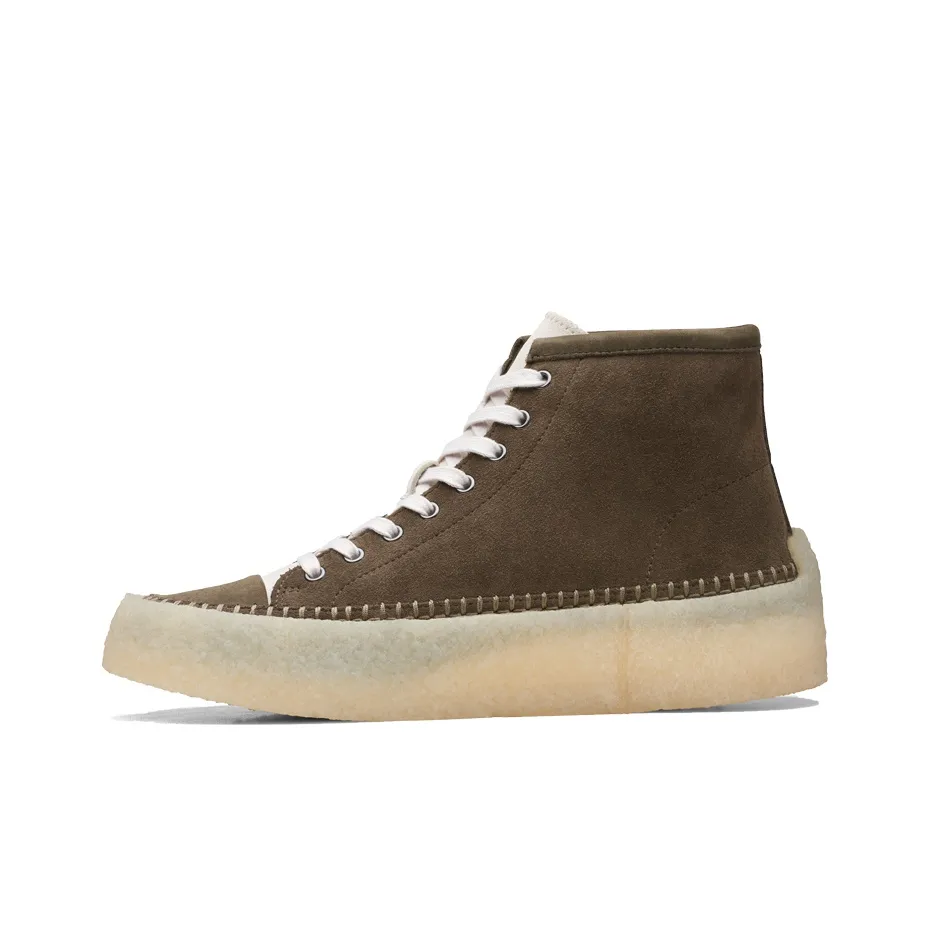 Clarks Caravan MID Топ Повседневный Мужской Армейский Зеленый